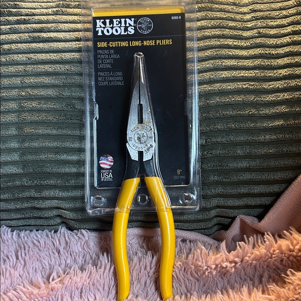 Klein Tools Side-Cutting Long-Nose Pliers